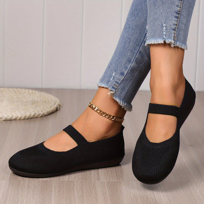 LP | Elegant Knitted Ballet Flats