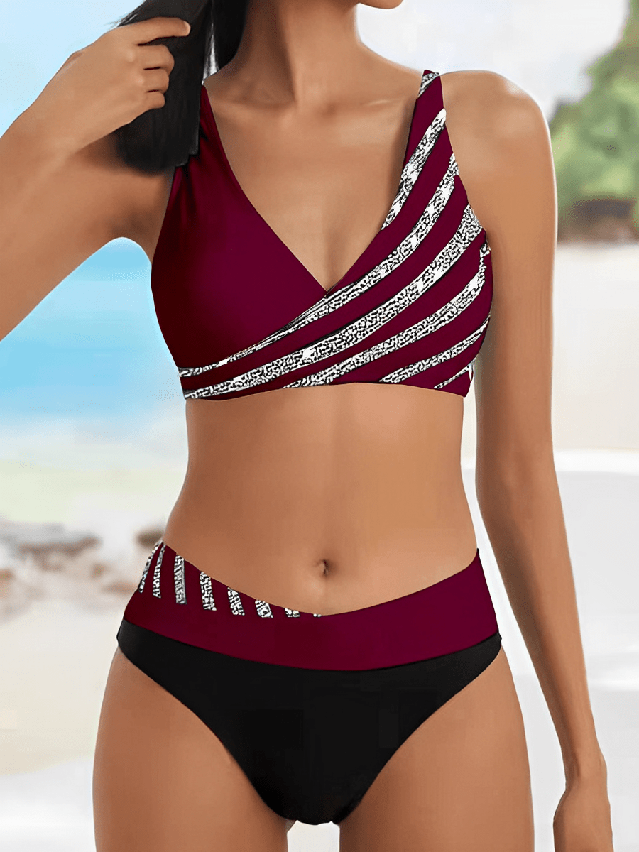 LD Ami - Striped luxury summer bikini