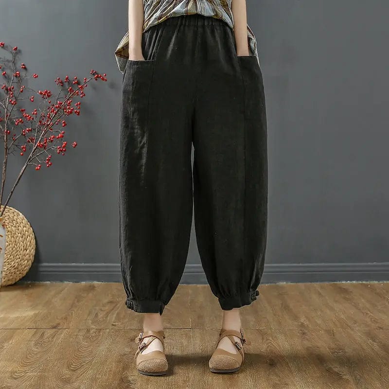 LP | Fashion pants with elastic waistband