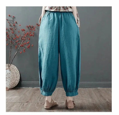 LP | Fashion pants with elastic waistband