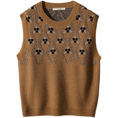 LP | Small fragrance round neck casual style