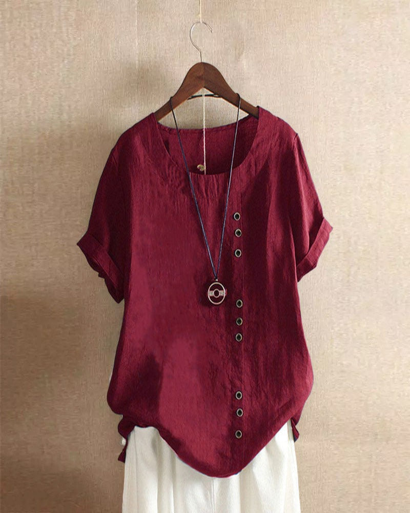 Women's short-sleeved blouse