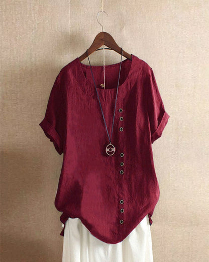 Women's short-sleeved blouse