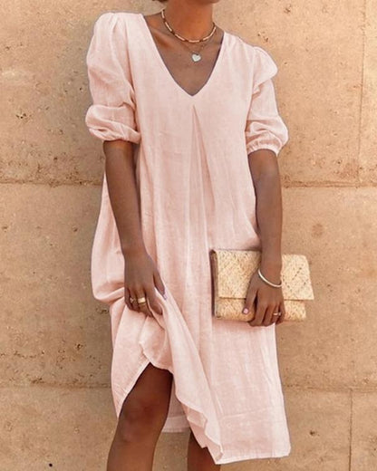 LP | Vintage boho dresses with 3/4 sleeves