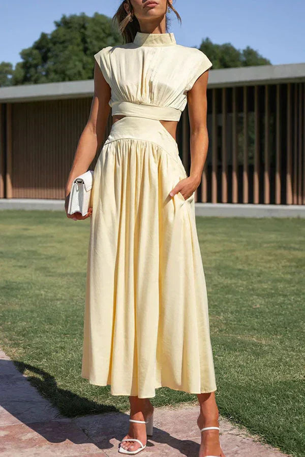 Mc | Maxi pleated dress for women