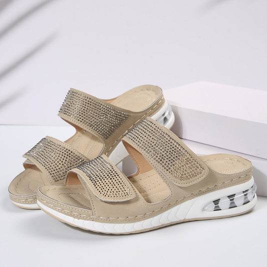 LP | Summer rhinestone sandals for women