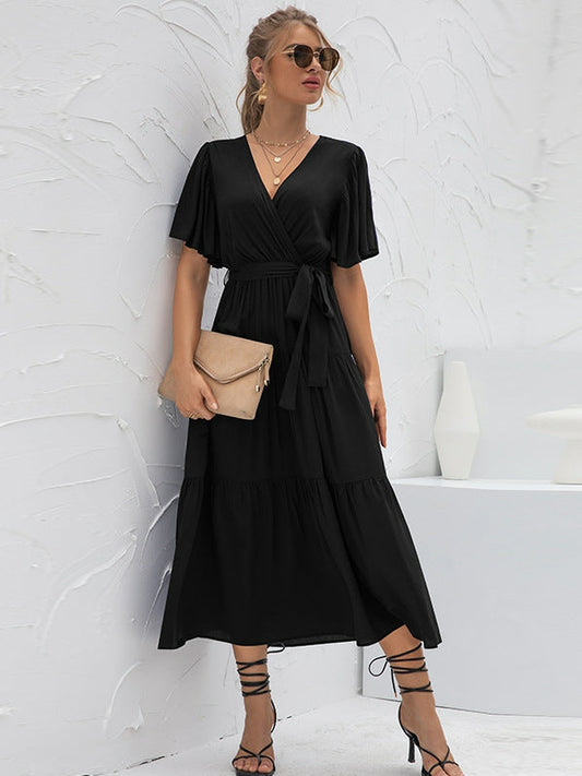 LD | long dress with V-neck