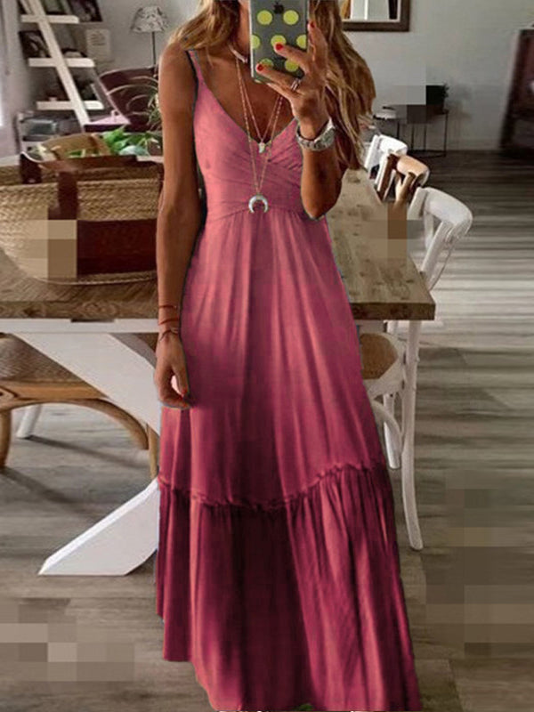 LP | Gradient Cami Dress with V-Neckline