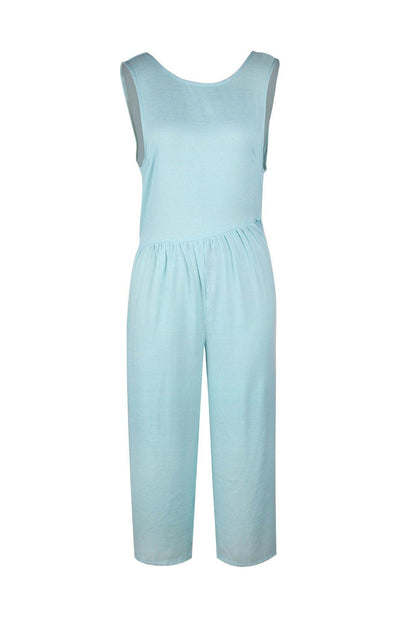 Casual Vest Wide-Pipe Jumpsuit