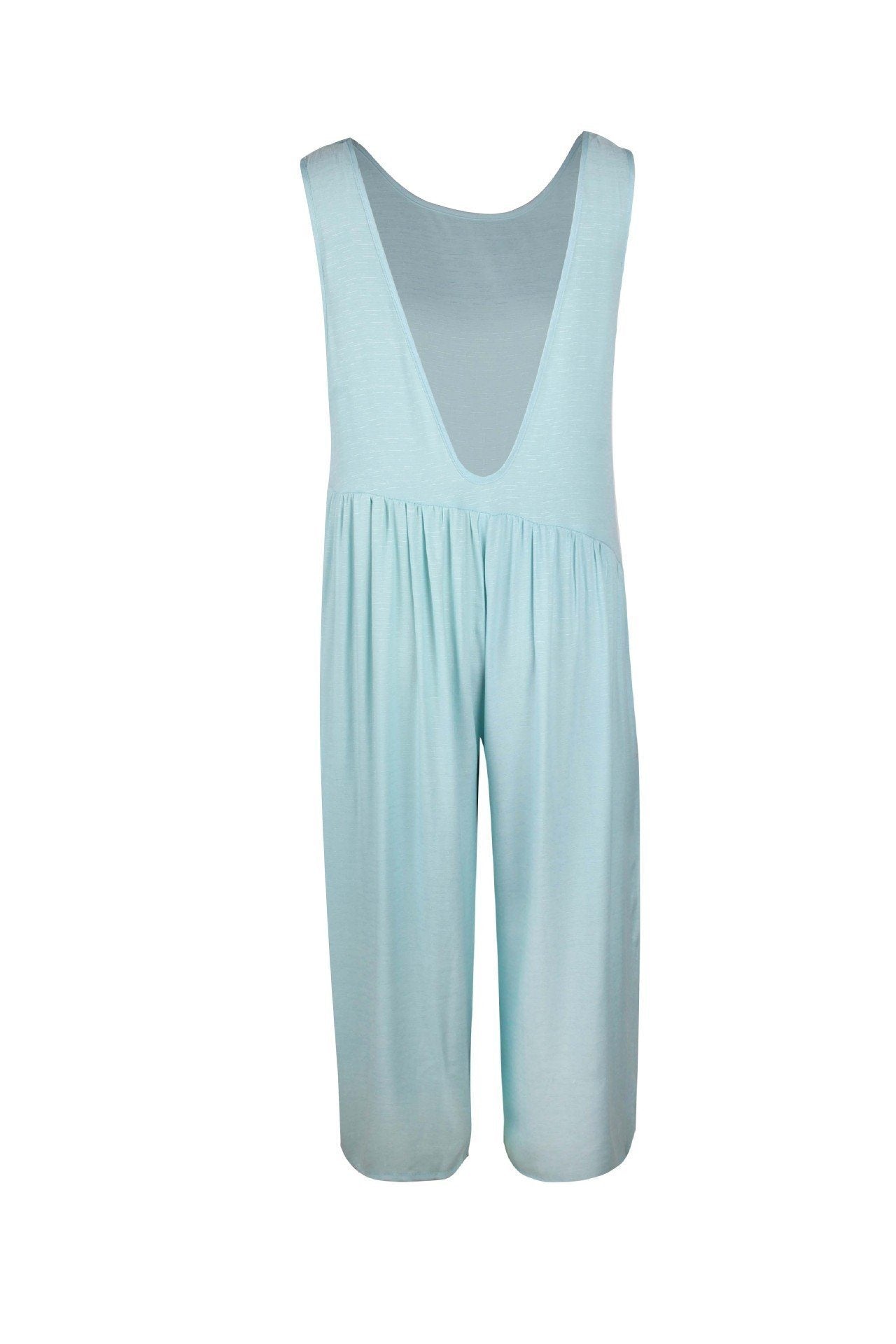 Casual Vest Wide-Pipe Jumpsuit