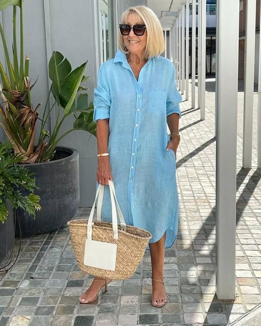 Casual linen dress