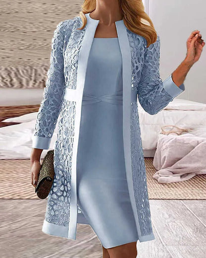 Lucy - Two-piece set - lace cardigan dress for women