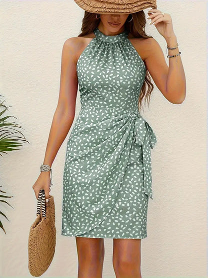 LP | Alorra - Elegant minidress with high neck