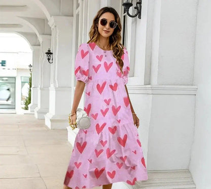 Printed dress for summer
