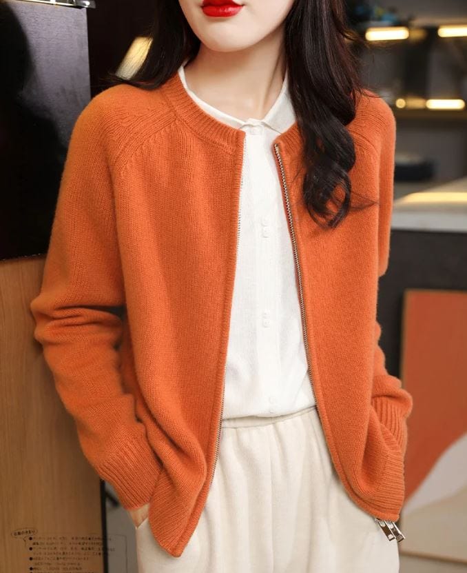 LP | long-sleeved knit cardigan