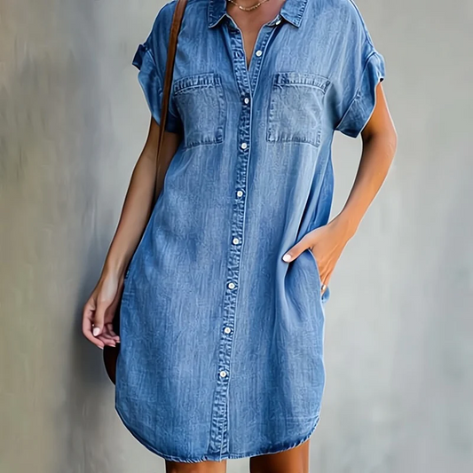 Denim dress