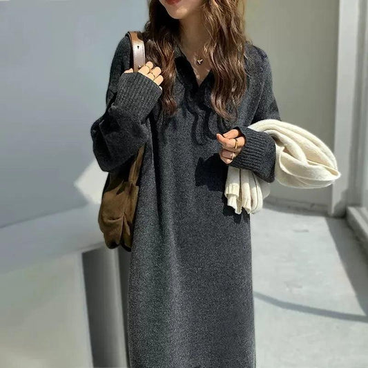 LP | Knit dress with long sleeves