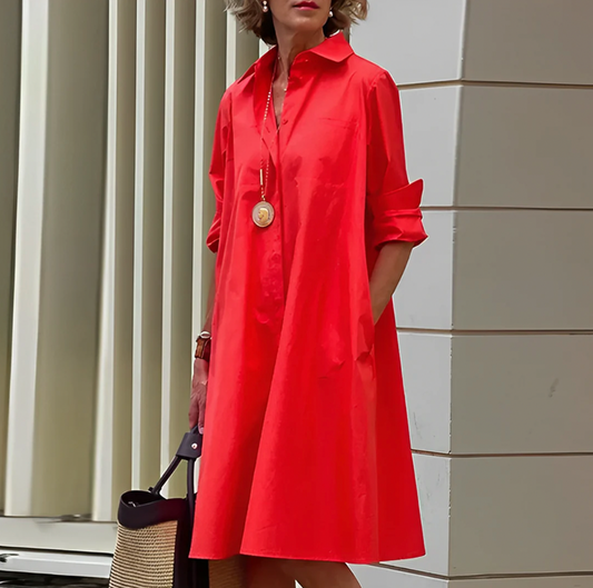 LD | Timeless shirt dress-with-modern-elegance