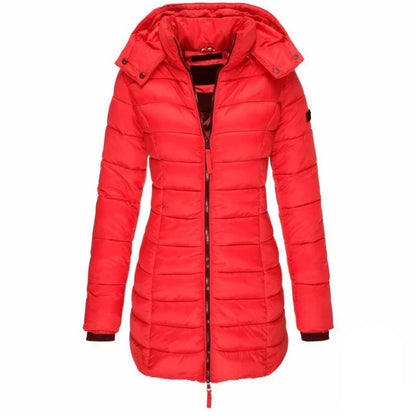 Zara | Chic and Comfortable Women's Hooded Down Jacket