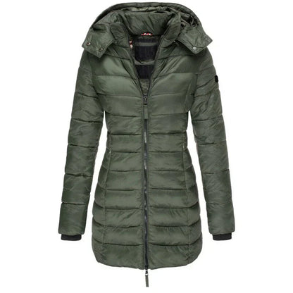 Zara | Chic and Comfortable Women's Hooded Down Jacket