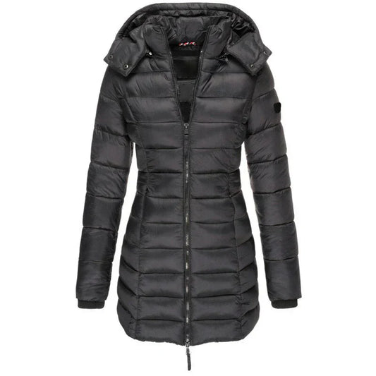 Zara | Chic and Comfortable Women's Hooded Down Jacket