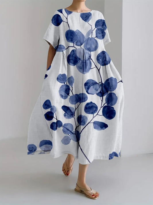 Casual dress with floral print