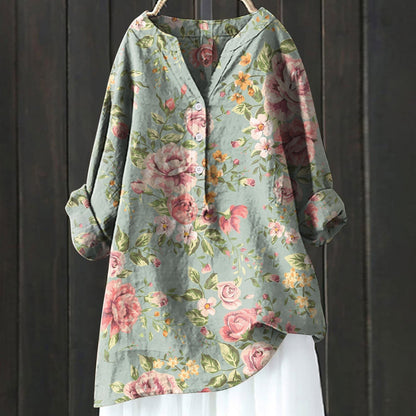 Mc | Flower Shirt Dress