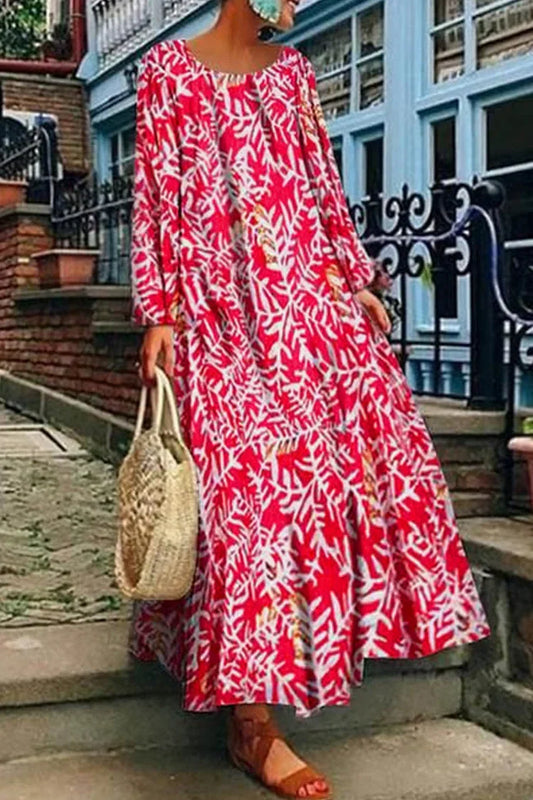 Summer dress with print