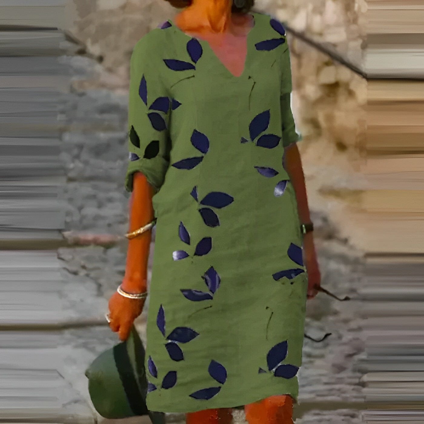 LP | Unique dress with floral pattern