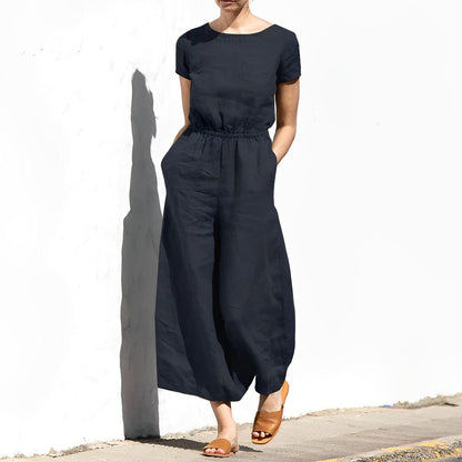 LP | elegant jumpsuit in linen