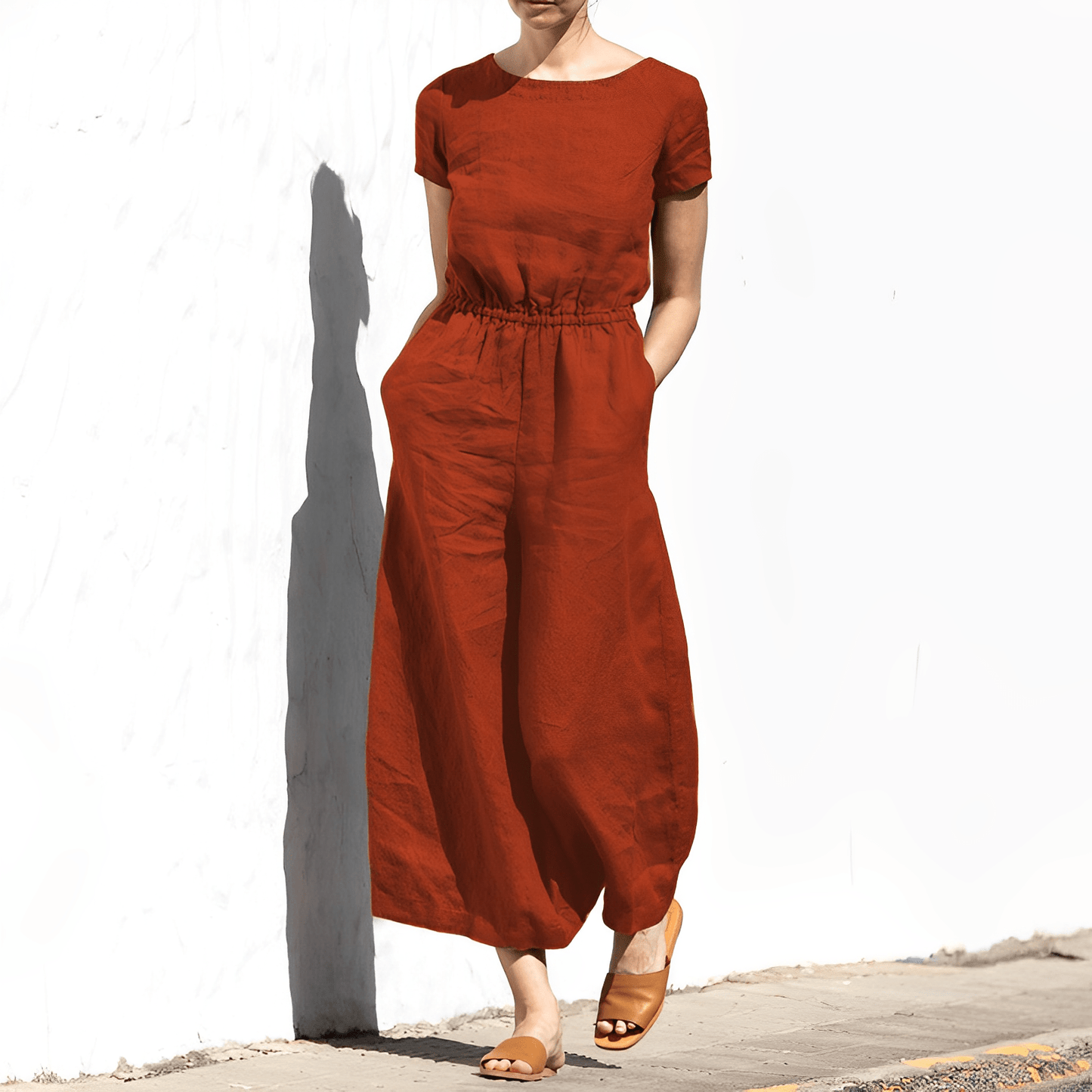 LP | elegant jumpsuit in linen