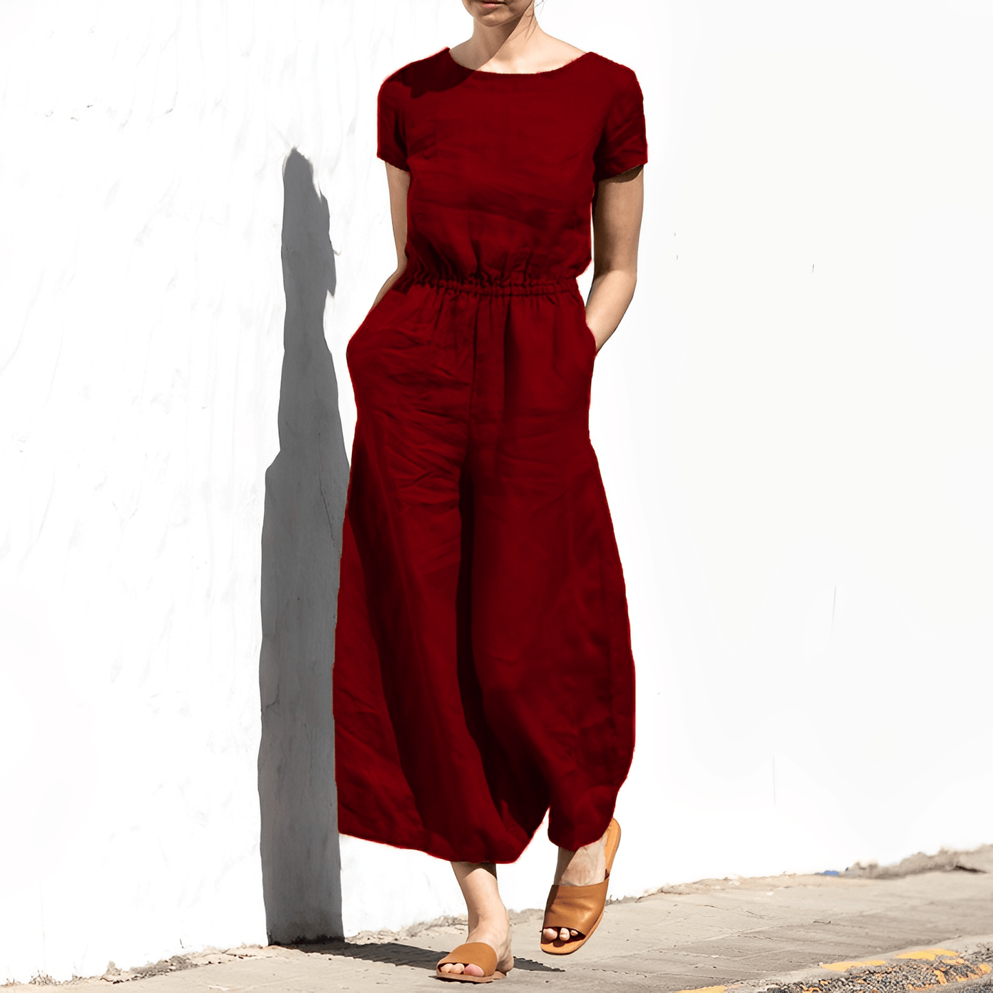LP | elegant jumpsuit in linen
