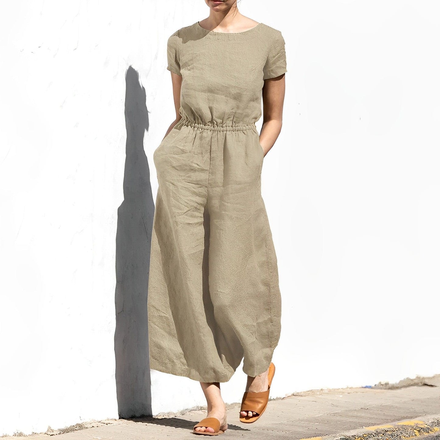 LP | elegant jumpsuit in linen