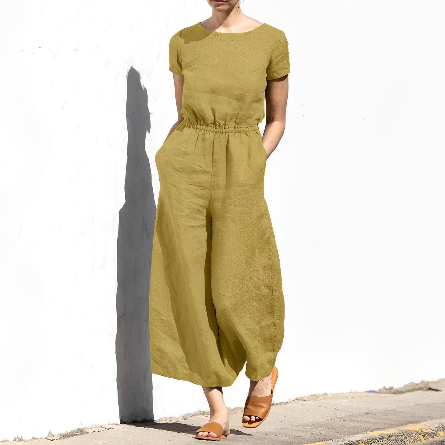 LP | elegant jumpsuit in linen