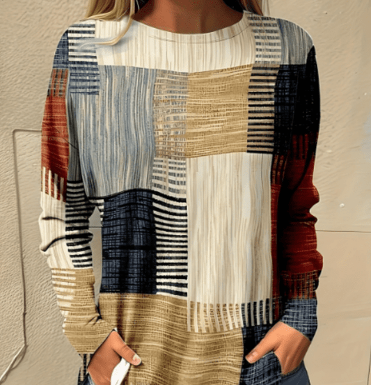 LP | Geometric print top