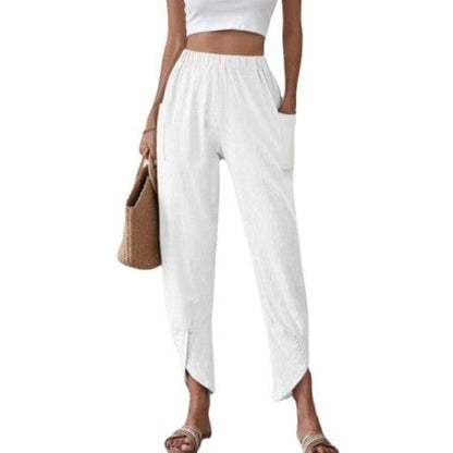 LP | Women's pants with irregular cuffs