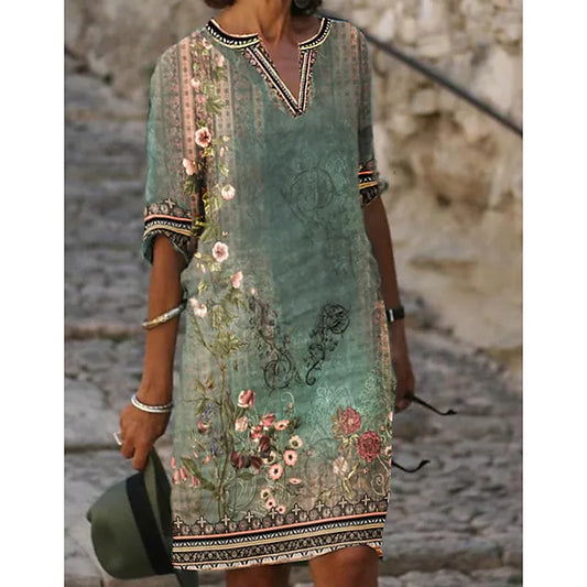 LD | Stylish summer dress with modern elegance