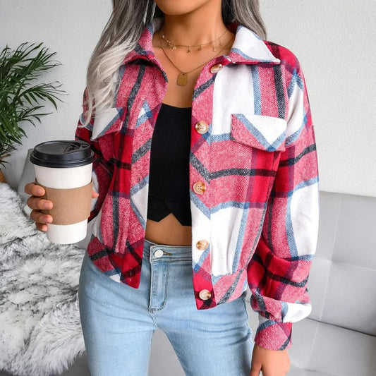 Cheryl | Chic and Comfortable Women's Checkered Summer Jacket