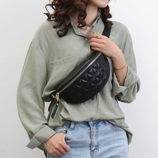Hazel hip bag with check print | Tough & Handy