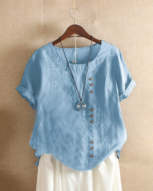 Women's short-sleeved blouse