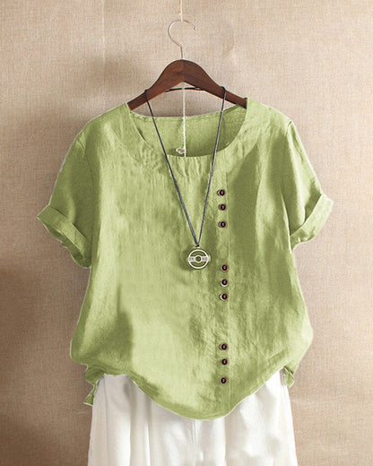 Women's short-sleeved blouse
