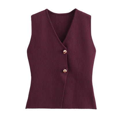 Clara | Elegant Women's Cardigan with Gold Buttons