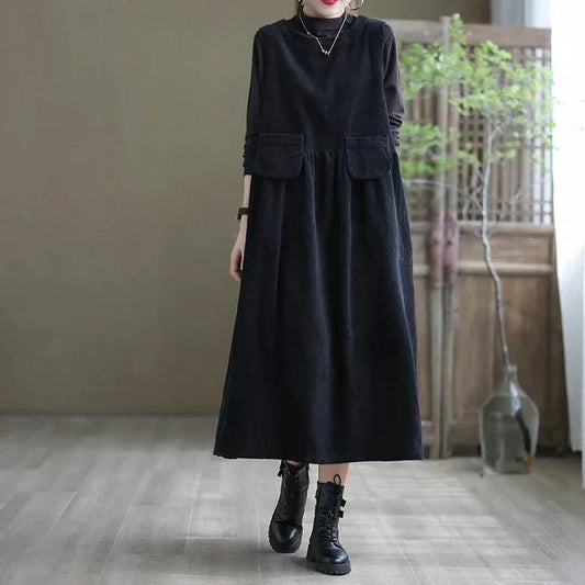 LP | Retro ribbed knit dress