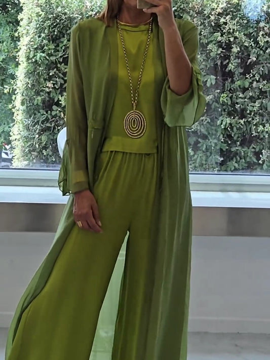 Selyah - Elegante conjunto largo para mujer
