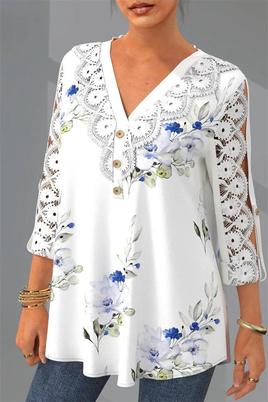 LP | Lavigne - Women's fashionable print shirt