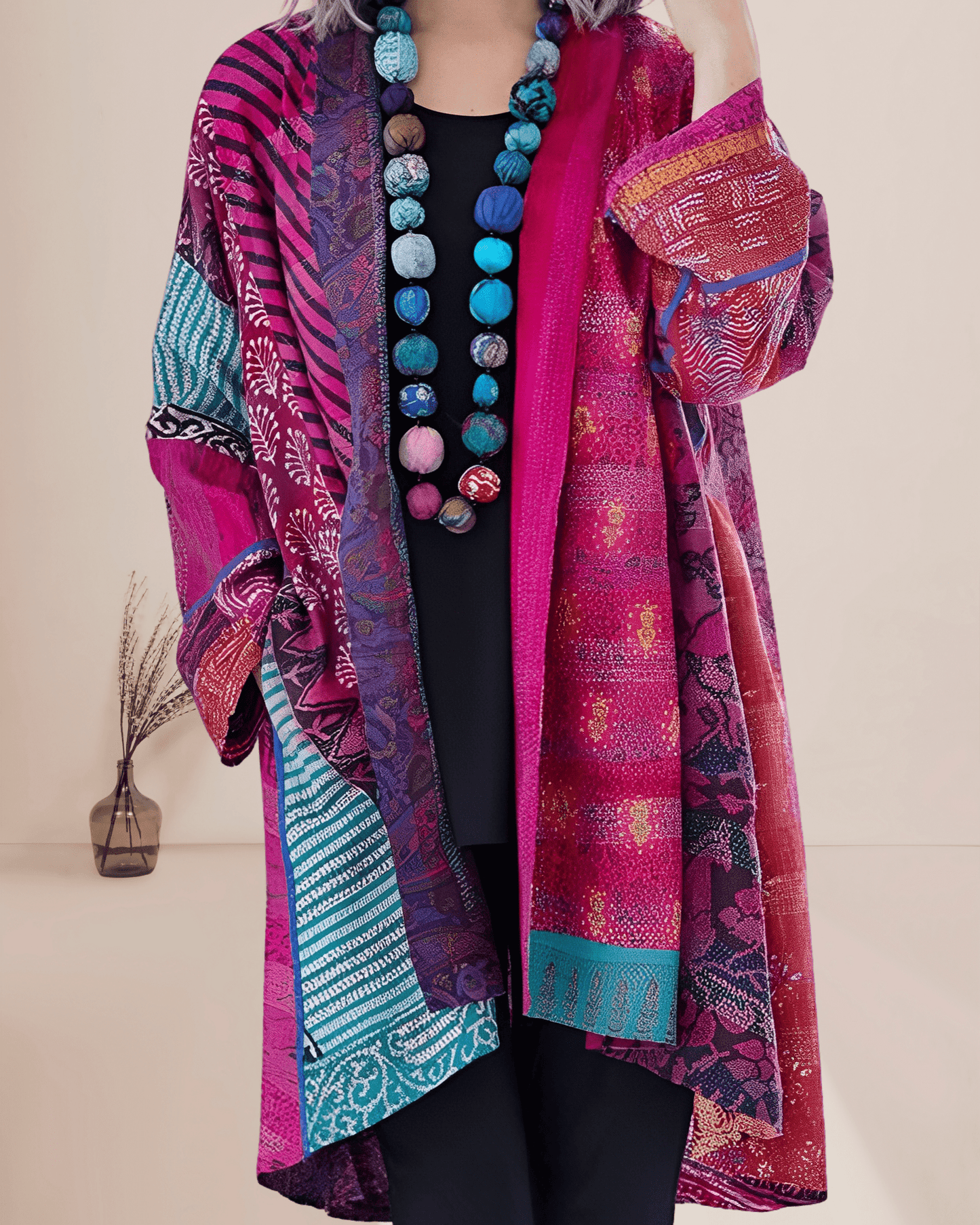 LP | Vintage ethnic cotton cardigan