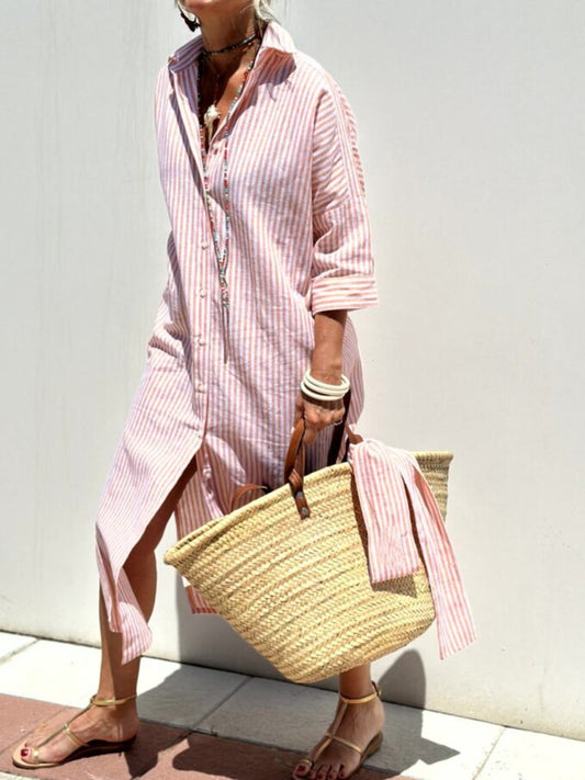 LP | Classic striped shirt dress
