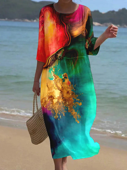 LP | Multicolor printed dress for women