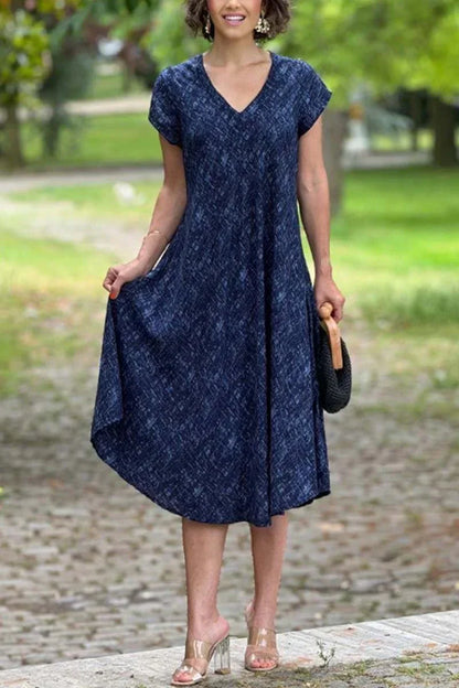 Simple and flowing dress