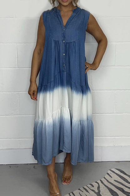 LP | Sleeveless tie-dye dress for women